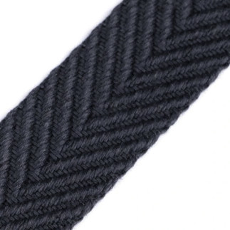 Webbing 38mm - structure grey-blue