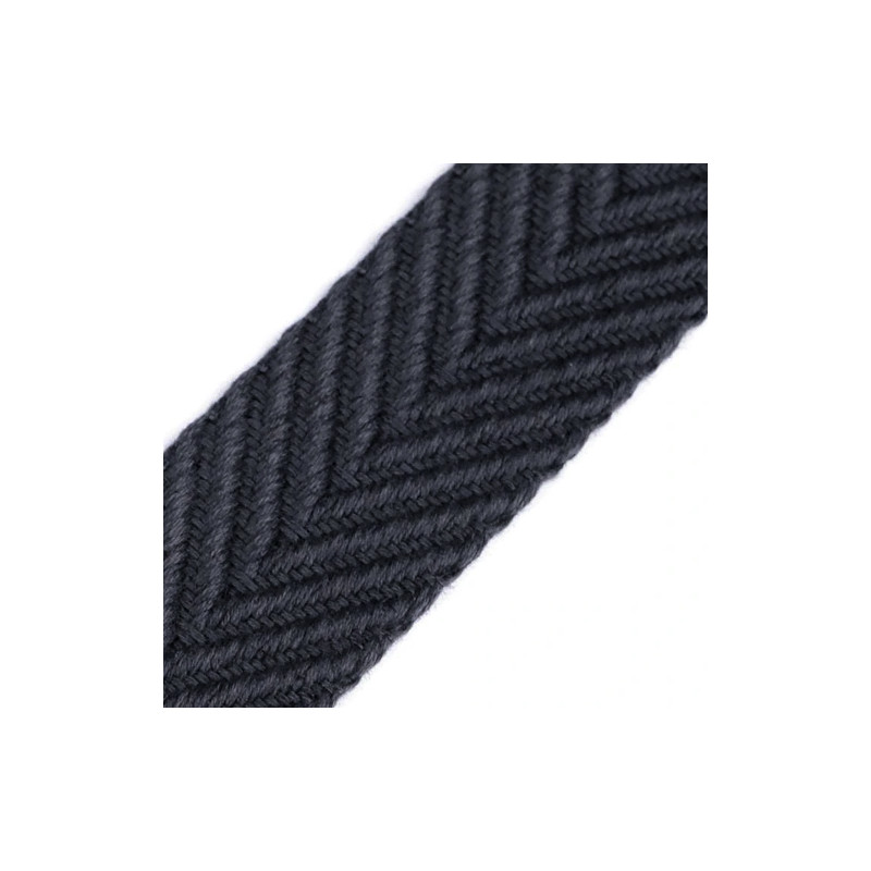 Webbing 38mm - structure grey-blue