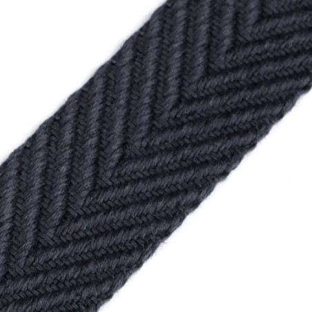 Webbing 38mm - structure grey-blue