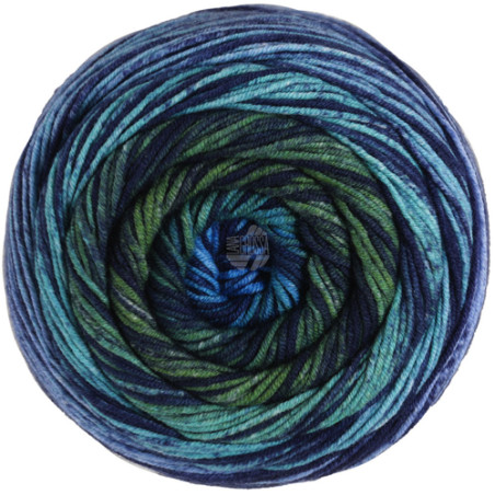 Lana Grossa - Gomitolo Baleno blue (224)
