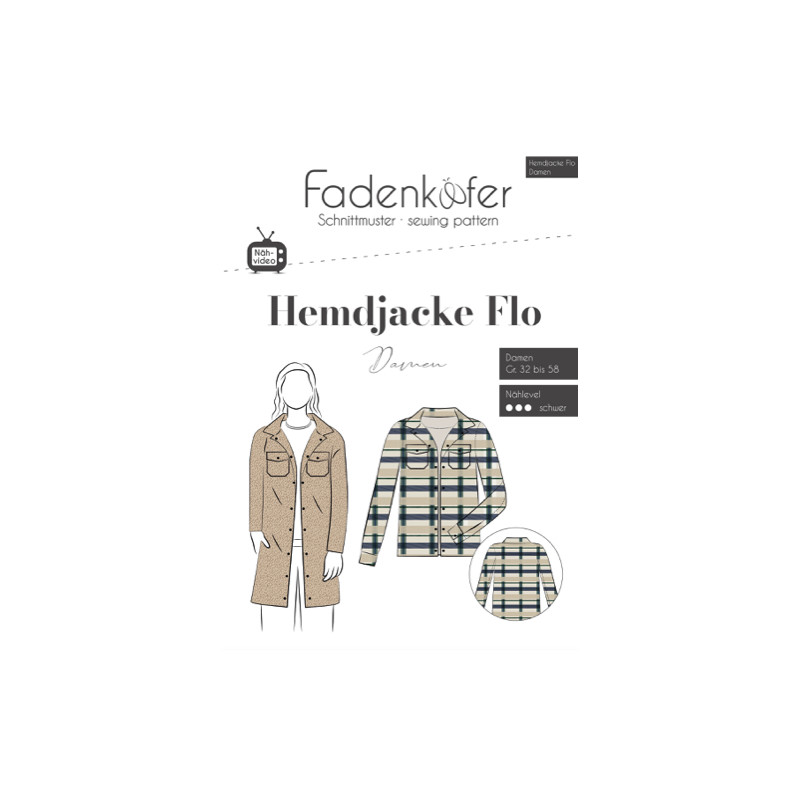 Fadenkäfer - Hemdjacke Flo Damen