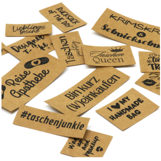 Feuille d'étiquettes SnapPap - Sacs édition sac