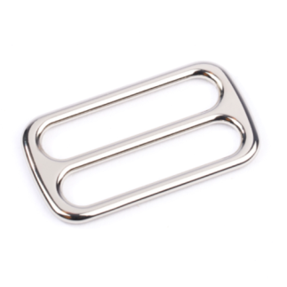 Belt adjuster 40mm maxi silver