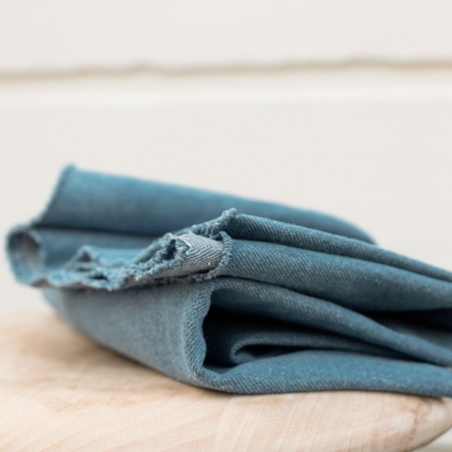 Baumwoll washed jeans - sahra blau