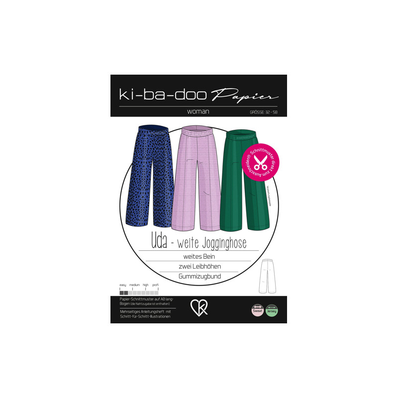 Ki-Ba-Doo Uda wide jogging pants for women