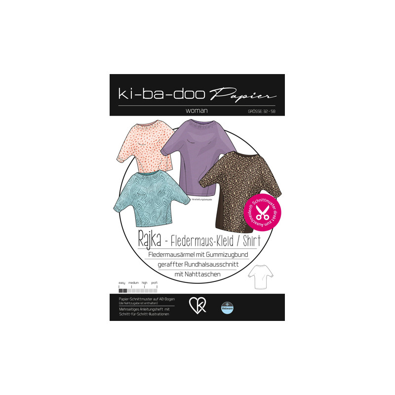 Robe/chemise chauve-souris Ki-Ba-Doo Rajka pour femme