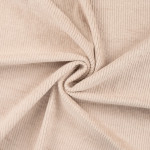 velours côtelé extensible - sable uni