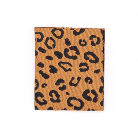 Woven Label - Leo ochre