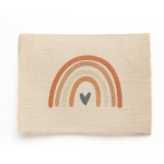 Cotton label - Rainbow ecru