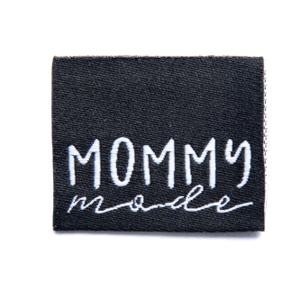 Woven Label - Mommy Made black