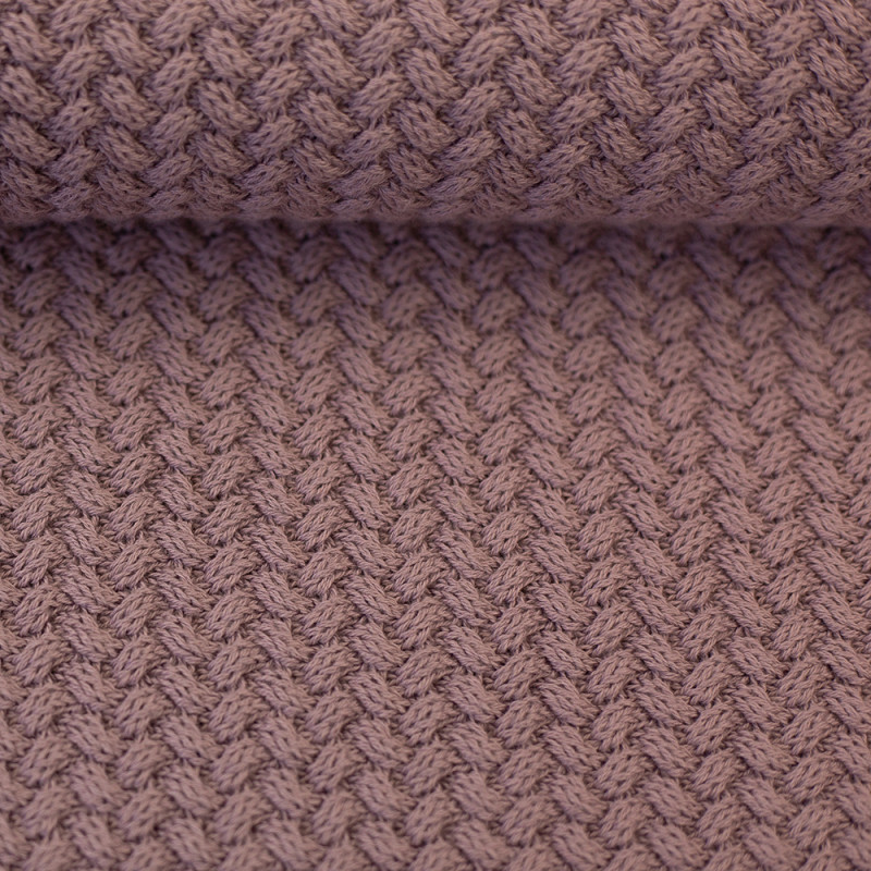 Tricot de coton - Lia vieux rose