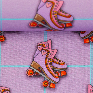 Canvas - The happy Canvas Story by Cherry Picking - roller skates lilac