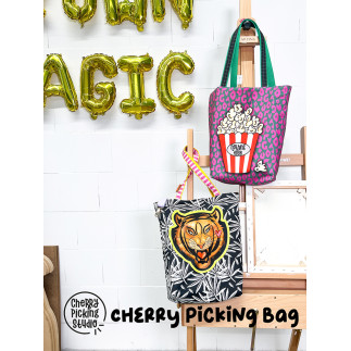 Canvas - Cherry Picking Bag Tiger / Popcorn 100cm