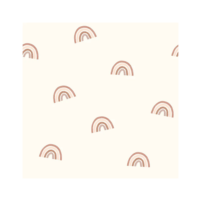 Organic Jersey - Rainbows ecru Organic Jersey - Rainbows ecru