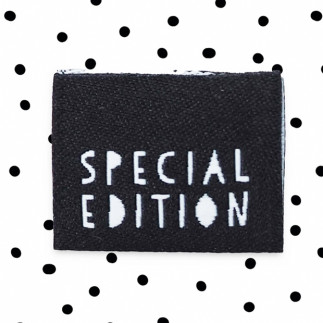 Woven Label - Special Edition black