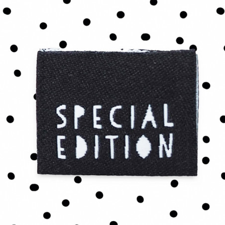Woven Label - Special Edition black