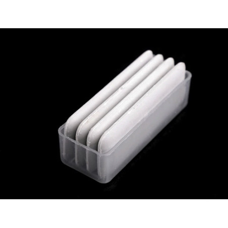 Craie de tailleur - 4 pièces dans une boîte, blanc laiteux
