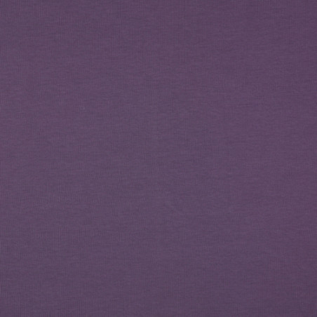 Organic french terry - plain grape (v)