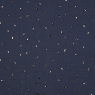 double gaze - Jean Mini-Cœurs denim Feuille