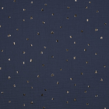 double gaze - Jean Mini-Cœurs denim Feuille