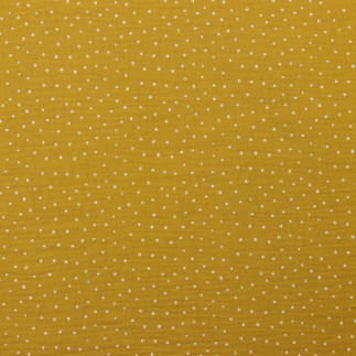 double gauze - Little Dots ochre