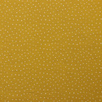 Musselin - Little Dots ocker