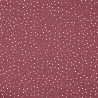 double gauze - Little Dots rosewood