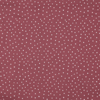 Musselin - Little Dots rosewood