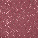 Musselin - Little Dots rose de bois