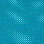 Reste - Coton tissé - Petits points turquoise / blanc 52cm