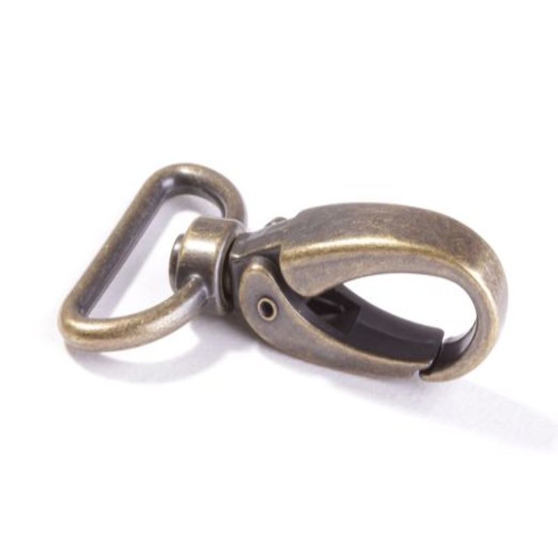 Snap hook 25mm brass