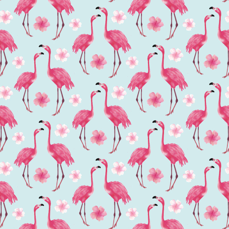 Jersey - Mrs Mint für Hilco Tropical Flamingo mint