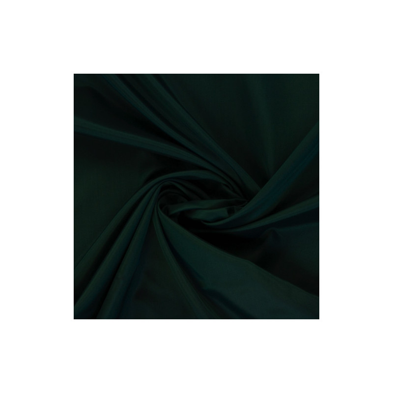 Lining - Finessa dark green washed taffeta Lining - Finessa dark green washed taffeta