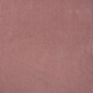 jersey velours côtelé Florida - rose poudré