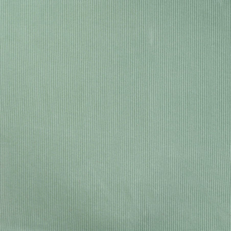jersey velours côtelé Florida - vert menthe