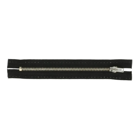 Trouser zipper 12cm nickel black (000)