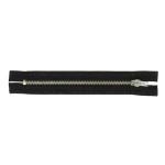 Trouser zipper 12cm nickel black (000)