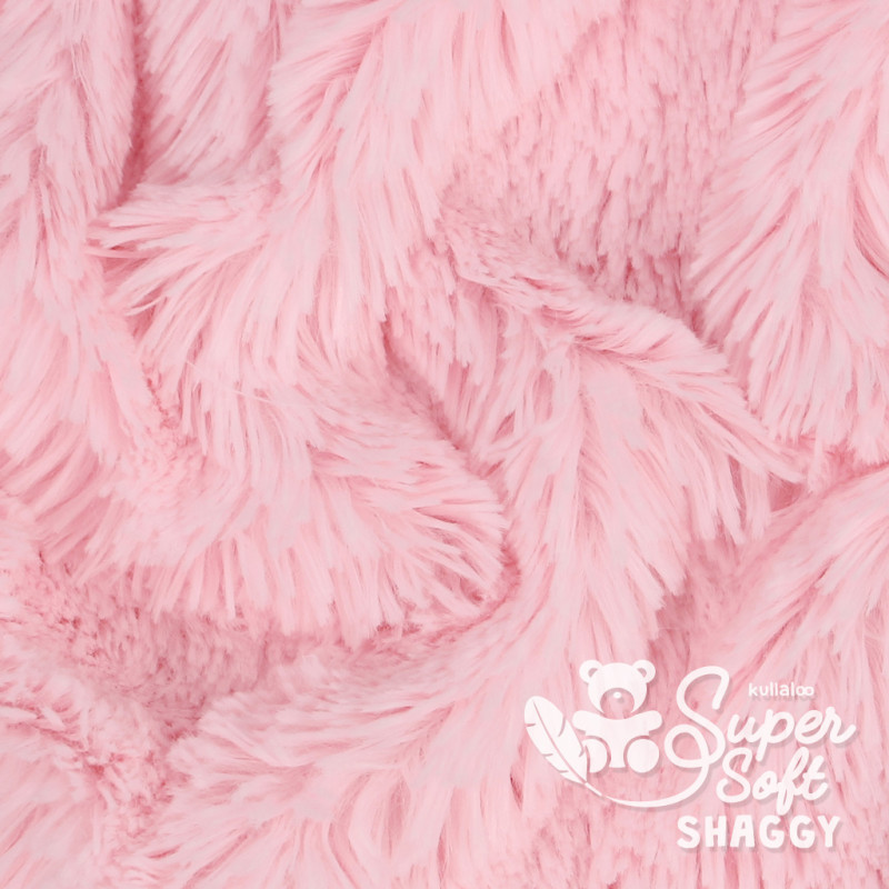 Nicky - Kullaloo Shaggy rose clair 20mm - 100 x 75cm