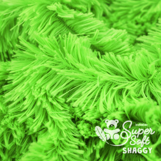 Nicki - Kullaloo Shaggy lime 30mm - 100 x 75cm