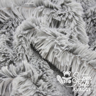 Nicki - Kullaloo Shaggy gris 20 mm - 100 x 75 cm