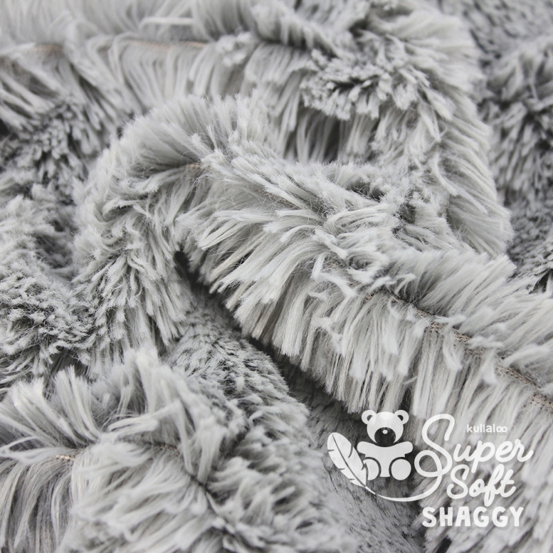 Nicki - Kullaloo Shaggy gray 20mm - 100 x 75cm