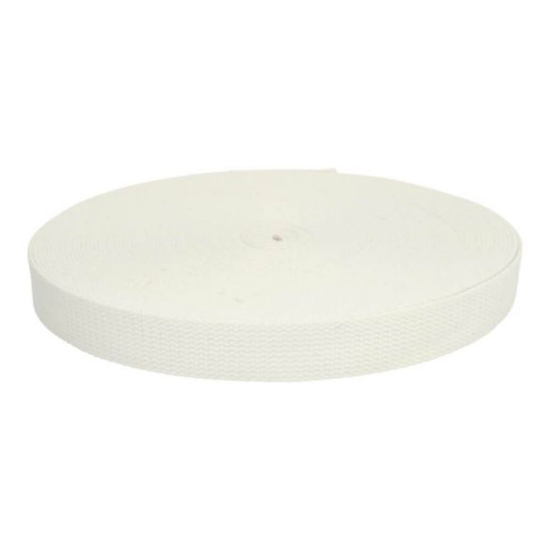 Webbing 25mm - white (009)