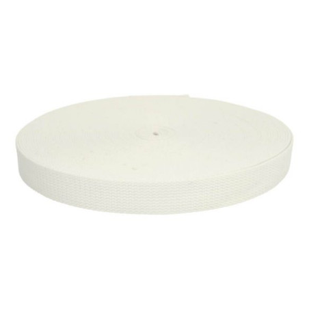 Sangle de sac 25 mm - blanche (009)