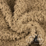 Kullaloo - Peluche fine 10 mm en noyer - 100 x 75 cm