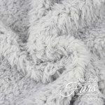 Kullaloo - Fine Teddy 10mm silver-grey - 100 x 75cm