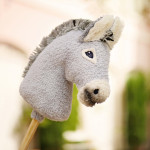 Kullaloo - Peluche fine 10 mm gris argenté - 100 x 75 cm