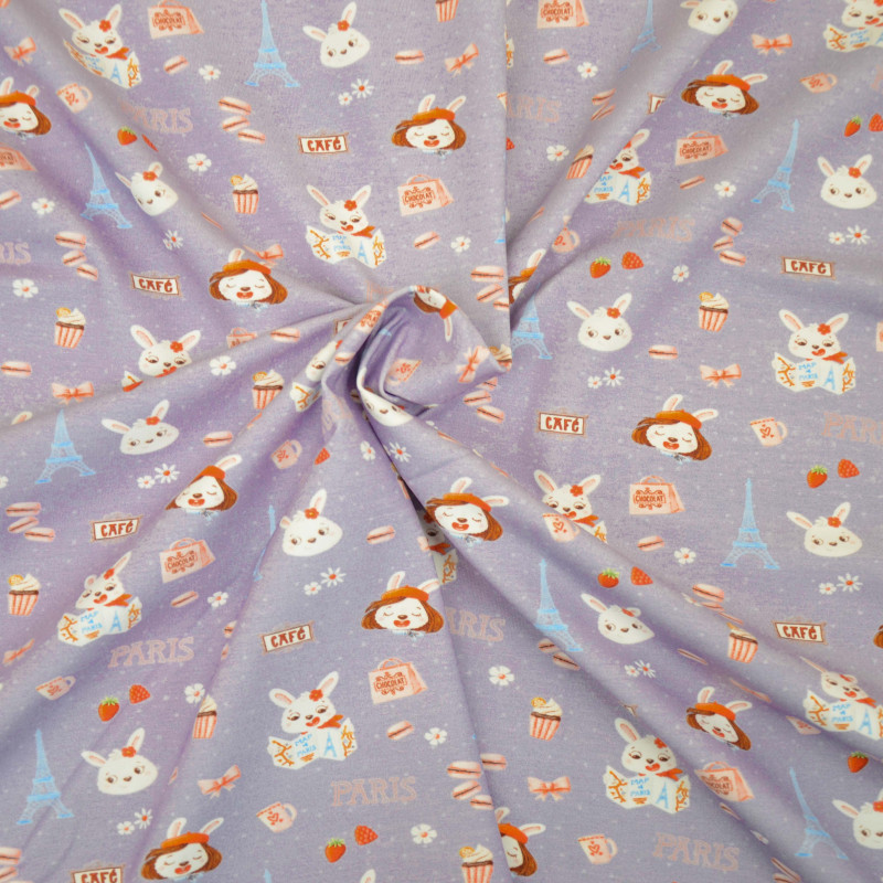 Jersey - Hilco Paris Bunny lilac