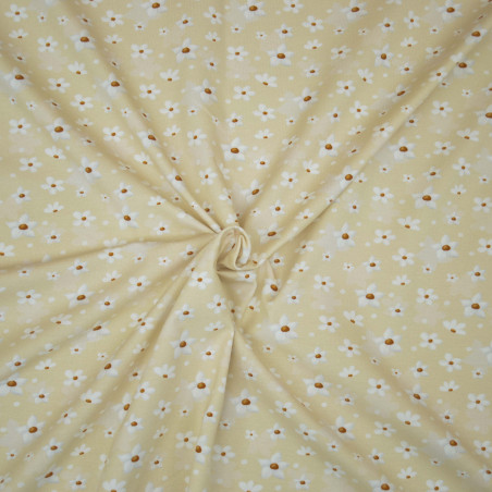 Jersey - Mrs Mint for Hilco Chäferli Kombi Daisy vanilla