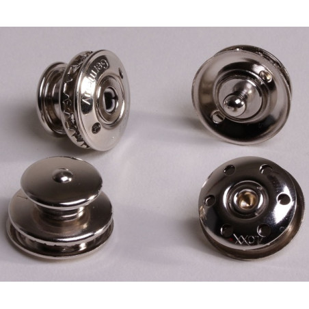 Bouton Loxx nickel 1 pièce