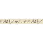 Cotton ribbon - sewing accessories 15mm ecru